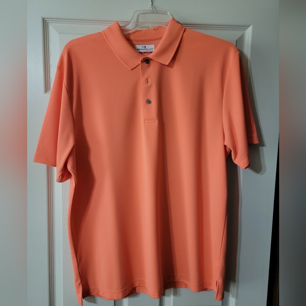 Men's Orange Polo Shirt